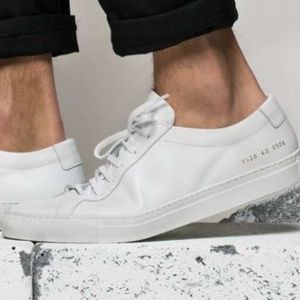 Common Projects White Leather Men Sz 8 